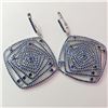 Image 1 : JP926-106 SILVER CZ EARRINGS