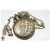 Image 1 : 179)BRAND NEW BRONZE TONE POCKET WATCH WITH