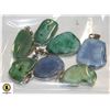Image 1 : 7 PIECE GEMSTONE PENDANT