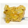 Image 1 : 1)  NATURAL CITRINE QUARTZ CLUSTER, 122.7 GRAMS.