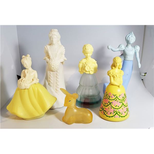 25) LOT OF 6 VINTAGE AVON PERFUME BOTTLES