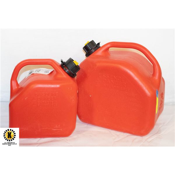 2 JERRY CANS