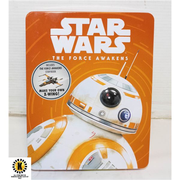 STAR WARS THE FORCE AWAKENS STORYBOOK AND X-WING