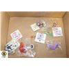 Image 1 : FLAT OF NEW BROOCHES, NECKLACES, HAIR CLIPS & MORE