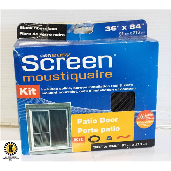 PATIO DOOR SCREEN KIT