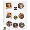 Image 1 : VINTAGE PINBACKS OF ROCK BANDS