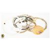 Image 1 : HEMATITE, ALABASTER,METAL,SEMI PRECIOUS STONES