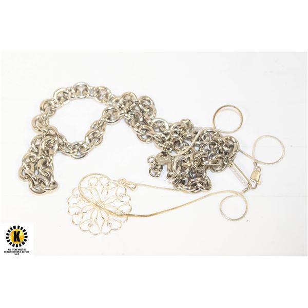 ESTATE LIA SOPHIA NECKLACE & SNOWFLAKE SILVER