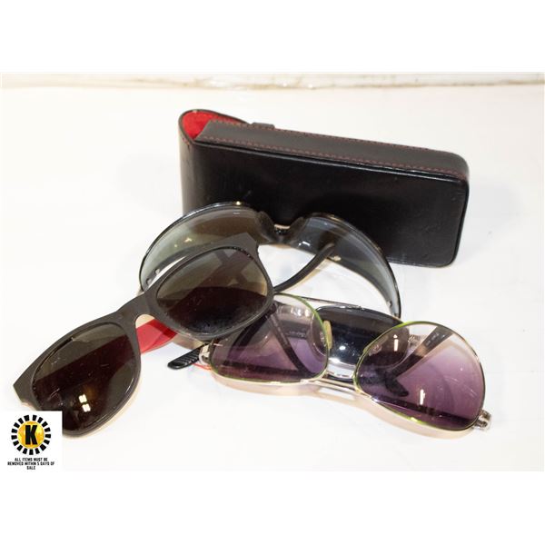 5 PAIRS OF MENS SUNGLASSES TOGETHER-ESTATE
