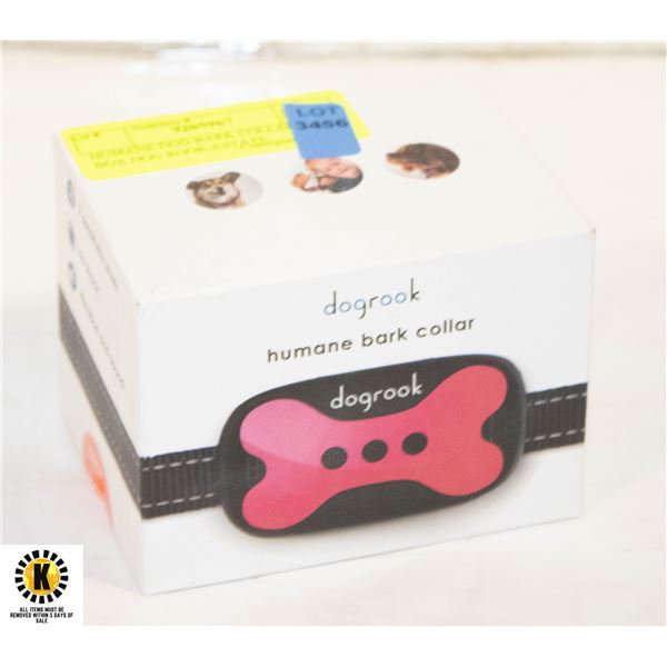 HUMANE DOG BARK COLLAR IN BOX DOG ROOK-ESTATE