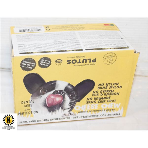 CASE OF PLUTO 100% NATURAL DOG CHEWIES