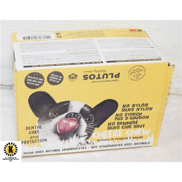 CASE OF PLUTO 100% NATURAL DOG CHEWIES