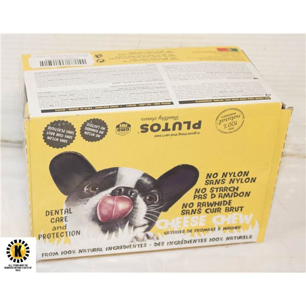 CASE OF PLUTO 100% NATURAL DOG CHEWIES