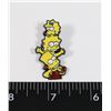 Image 1 : NEW SIMPSONS KIDS LAPEL PIN. BART LISA AND MAGGIE
