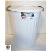 Image 1 : STERILITE 24 QT UTILITY GARBAGE CAN W/ LID