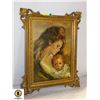 Image 1 : MOTHER AND DAUGHTER WOOD FRAME