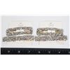 Image 1 : 2 SETS OF NEW SILVER RHINESTONE HAIR ACCESSORIES