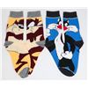 Image 1 : TWO NEW PAIRS OF LOONIE TOONS THEME ADULT SOCKS
