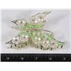 Image 1 : NEW FLOWER DESIGN FAUX PEARL RHINESTONE BUTTERFLY