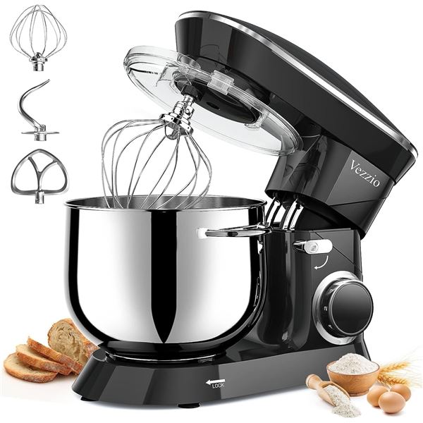 NEW UNBOXED VEZZIO 9.5QT STAND MIXER, BLACK