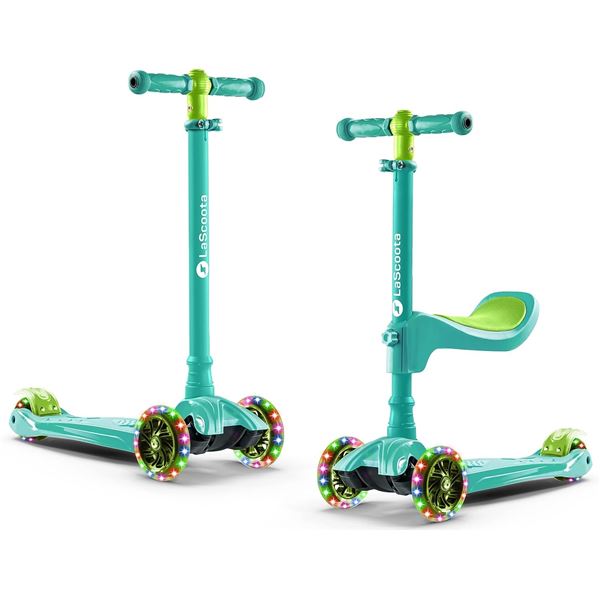 NEW LA SCOOTA 2 IN 1 KICK SCOOTER WITH REMOVEABLE