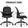 Image 3 : NEW PRIMY PR-934 BLACK ROLLING OFFICE CHAIR