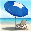 Image 1 : NEW BRACE MASTER 7.5' BEACH UMBRELLA, DARK BLUE