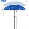 Image 4 : NEW BRACE MASTER 7.5' BEACH UMBRELLA, DARK BLUE