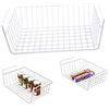 Image 1 : NEW 2 PACK OF WIRE UNDER SHELF STORAGE BASKETS