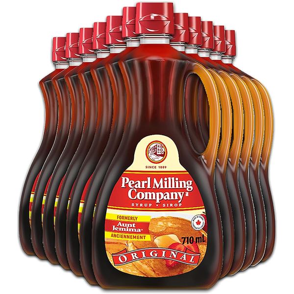 NEW CASE OF 12 PEARL MILLING COMPANY PANCAKE SYRUP