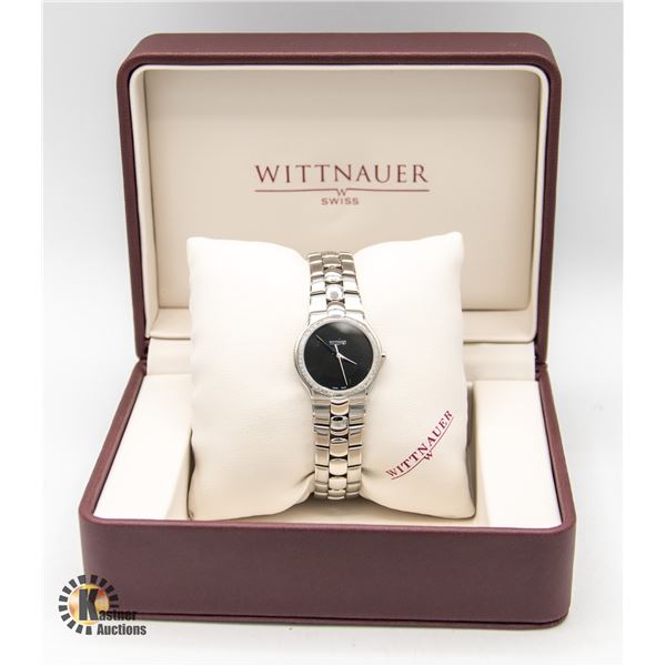 NEW WITTNAUER DIAMOND SWISS LADIES WATCH