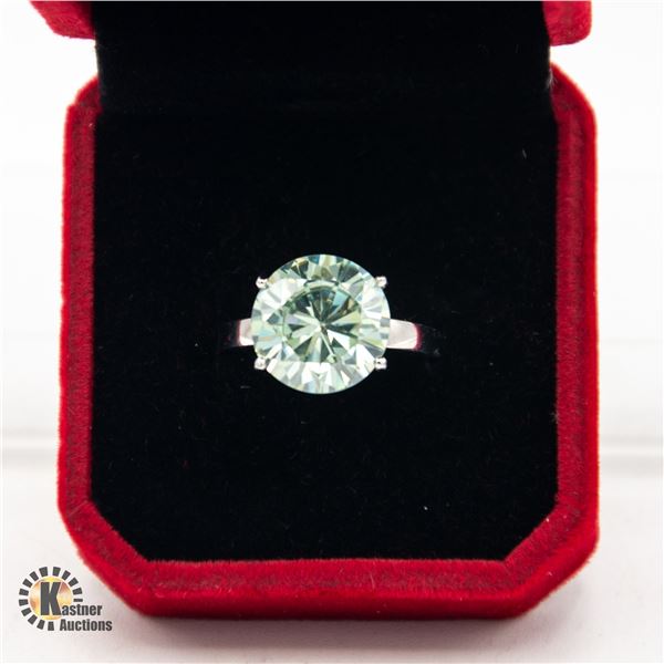 8.85 CARAT MOISSANITE VVS LIGHT BLUE COLOR SET