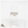 Image 1 : 14K WHITE GOLD DRESS/ENGAGEMENT RING SIZE 7.5