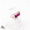 Image 2 : BZ1584-52 14K NATURAL 3.5CT RUBY RING SIZE 6.5