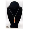 Image 1 : JP594-215 SILVER AGATE NECKLACE
