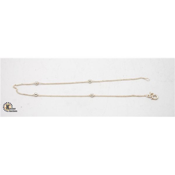 JP594-210 SILVER ANKLET