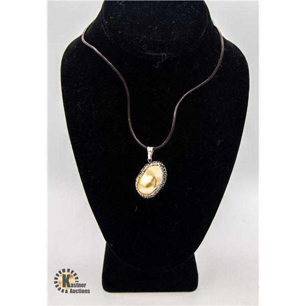 JP594-250 SILVER FREE FORMFRESH WATERPEARL