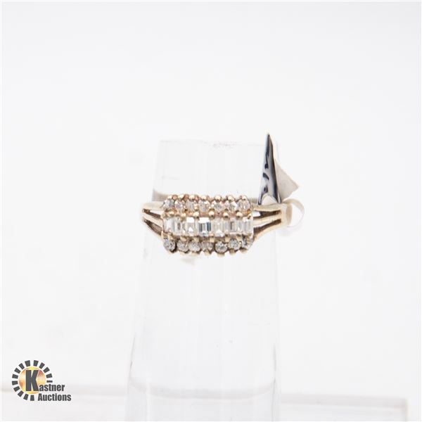 JP594-233 SILVER DIAMONDS(0.02CT) RING