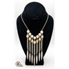 Image 1 : NEW GEMSTONE & PEARL STYLE NECKLACE