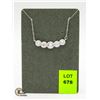 Image 1 : PENDANT WITH GRADUATING CUBIC ZIRCONIA FROM 0.50