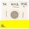 Image 2 : 1942 NFLD KING GEORGE SILVER FIVE CENT