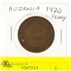 Image 1 : 1920 AUSTRALIAN PENNY