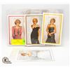 Image 1 : 4 X LADY DIANA STAMPS - DRESSES - C/W COA