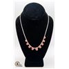 Image 1 : STERLING SILVER GEMSTONE NECKLACE