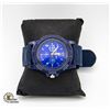 Image 1 : NEW GENIUS ARMY WATCH BLUE ON BLACK