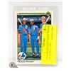 Image 1 : MONTREAL EXPOS TRIPLE ROOKIE BASEBALL CARD