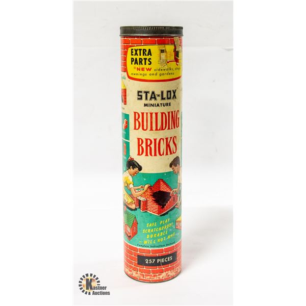 STA-LOX MINIATURE BUILDING BRICKS PLAY SET