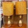 Image 1 : PAIR OF VINTAGE LAMPS 31"