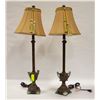 Image 1 : PAIR OF LAMPS H-29.75"