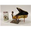 Image 1 : VINTAGE COPPER PIANO MUSIC DECOR MADE IN HONG KONG